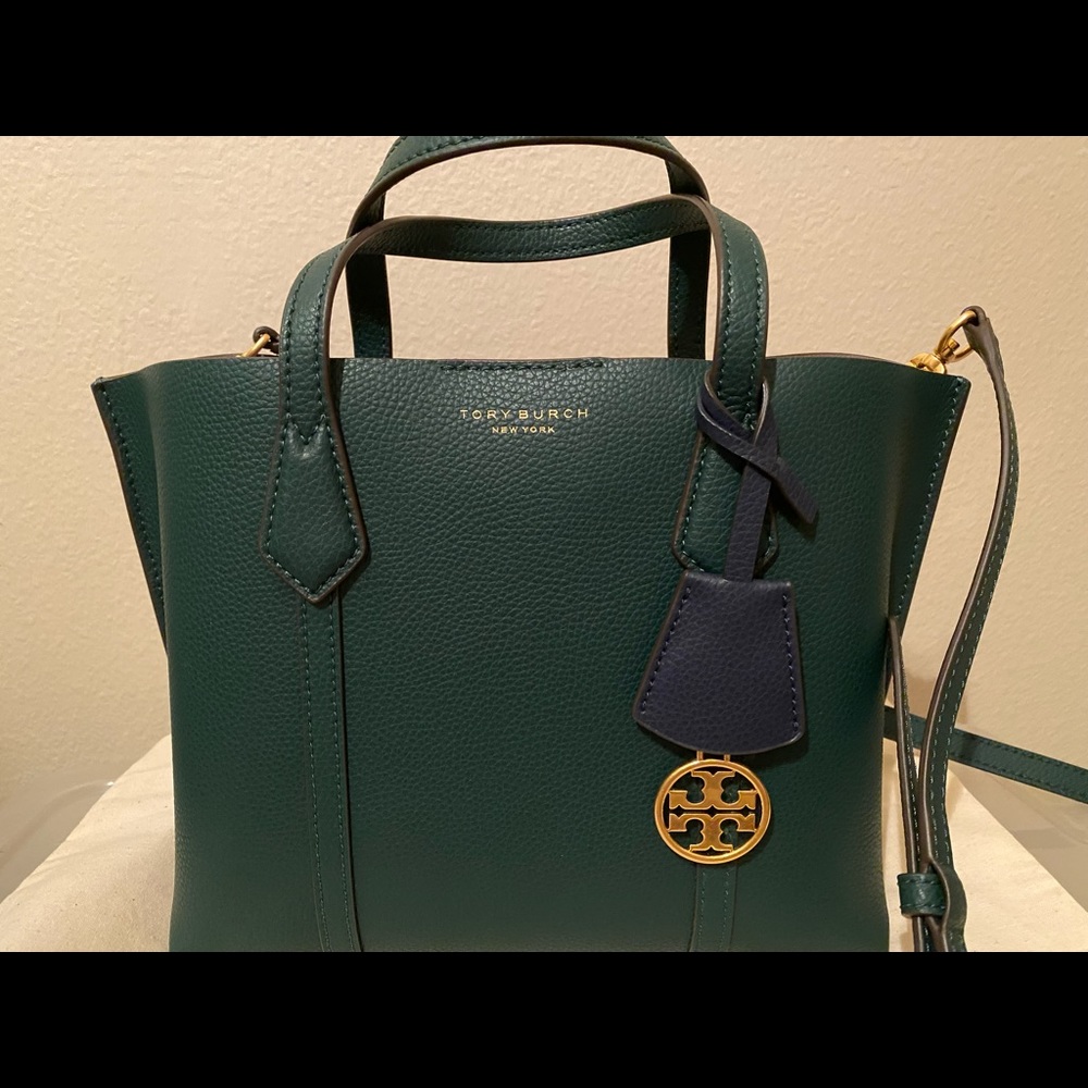 Tory Burch Perry Three-Compartment Leather Tote
